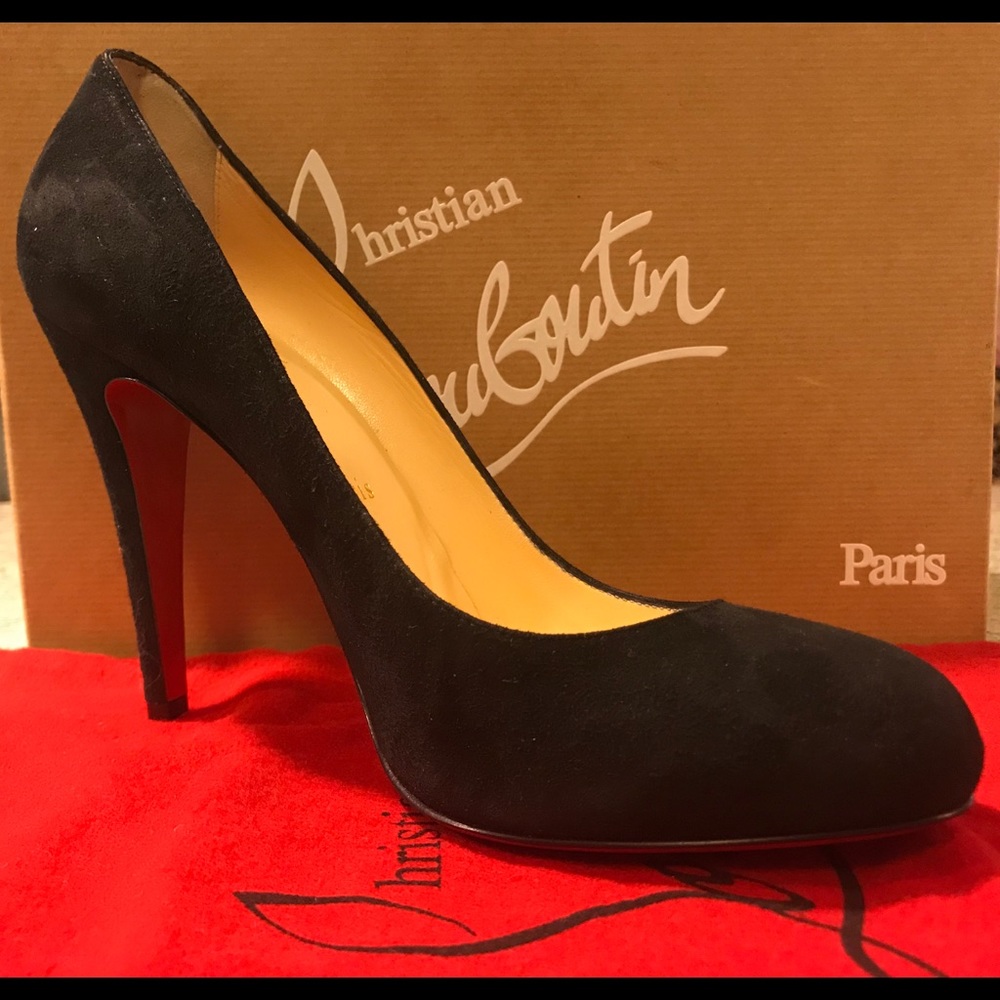 Authentic Christian Louboutin Simple Pump, Suede - Picture 6 of 6